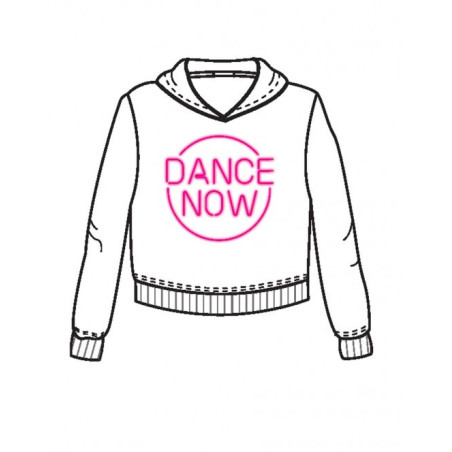 SWEAT CROP TOP FILLE TAIGA JR NEON