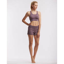 SHORT CÔTELÉ 2EN1 - RIO Noir. 