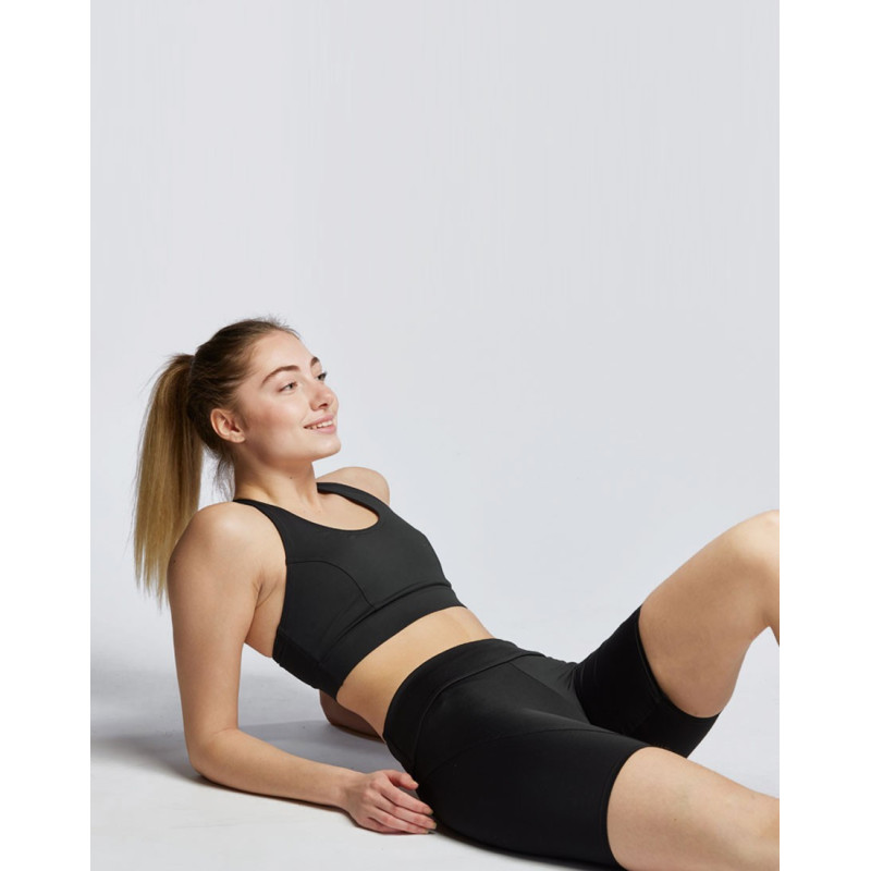 SHORT CYCLISTE FEMME - PRETTY Noir.