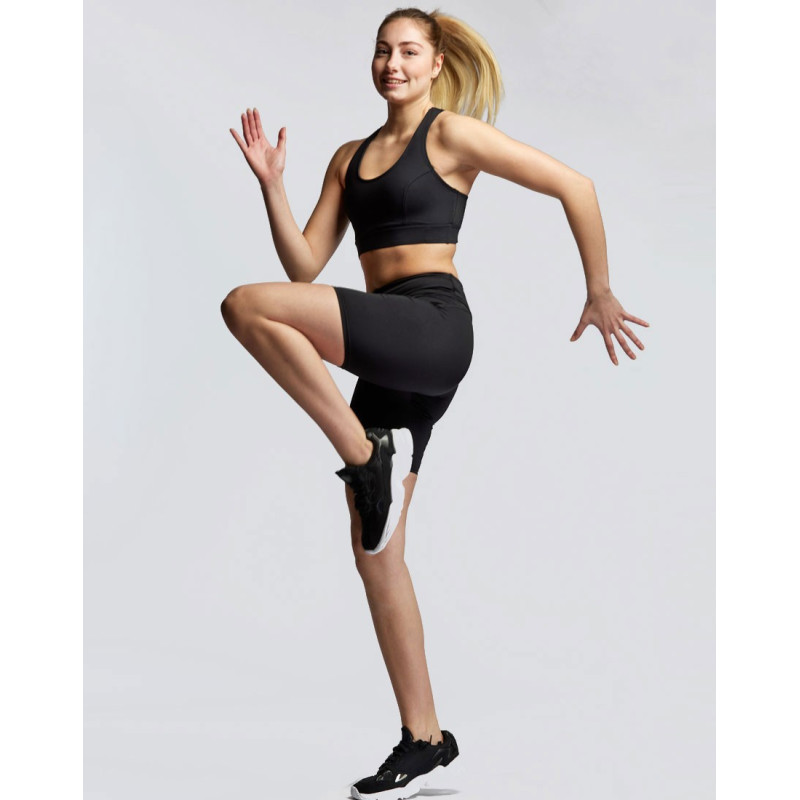 SHORT CYCLISTE FEMME - PRETTY Noir.