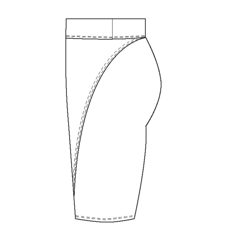 SHORT CYCLISTE FEMME - PRETTY Noir.