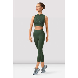 Legging 7/8 Bloch Tiana vert 