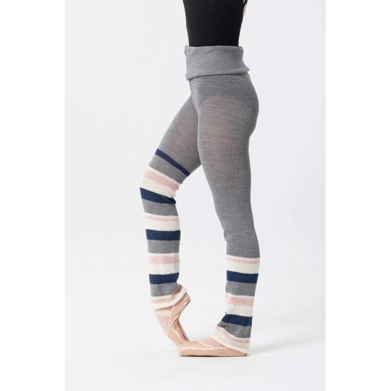 Collant d'échauffement Intermezzo Noir/bleu