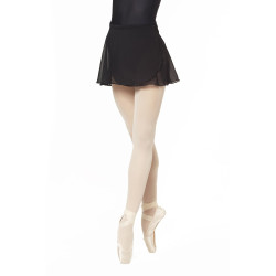 Jupe portefeuille Ballet Giselle avec rubans et tissu mousseline noir