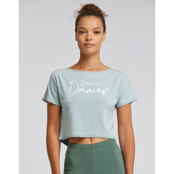 T-SHIRT DANSE FILLE - AGILE JR I AM - NYMPHEA