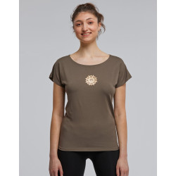 T-SHIRT YOGA - AVA PEACE - Wenge -