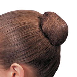 Filet à chignon brun