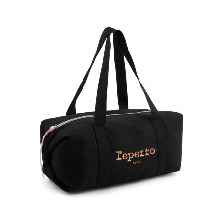 Sac polochon Coton Noir Repetto taille moyenne Sac polochon Coton Noir Repetto taille moyenne