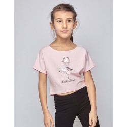T-SHIRT DANSE FILLE - AGILE...