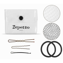Kit cheveux bruns pour chignon de danse Repetto