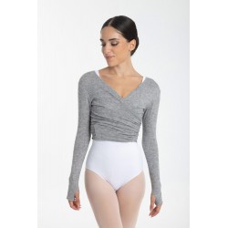 Chemise croisée à manches...