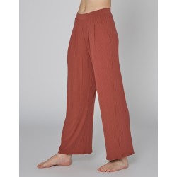 Pantalon Large Côtelée -...