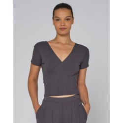 Cache-Cœur Côtelé ROBYN -...