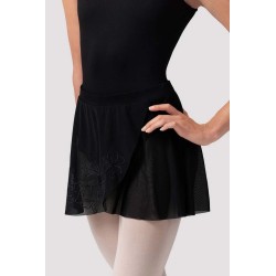 Jupe en maille florale Zoe...