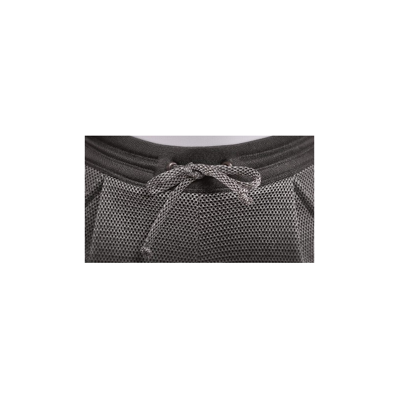  Short court en mesh 3D argenté   Noir et Argent