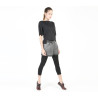 Short court en mesh 3D argenté Noir et Argent Short court en mesh 3D argenté Noir et Argent