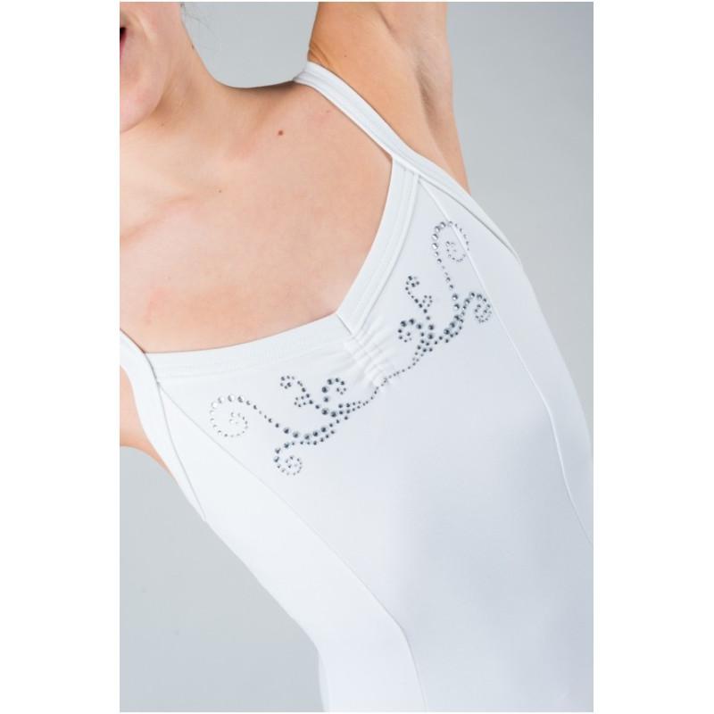 Justaucorps Rayures Crème Repetto - Taille S/36-38, Occasion Très Bon état, Pour Danse