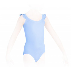 Justaucorps REPETTO fines bretelles élastiques avec volants fillette